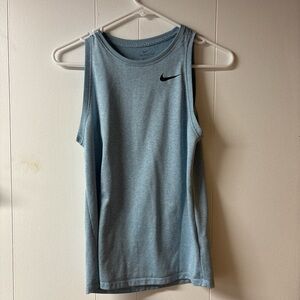 Nike Women's Light Blue Tank Top